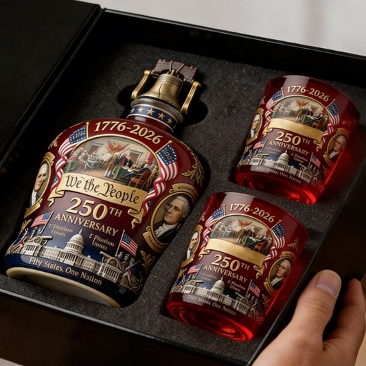 U.S. 250th Anniversary Commemorative Whiskey Decanter Set(1776-2026)